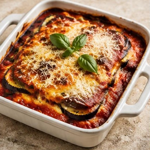 Illustrative Melanzane Alla Parimigiana