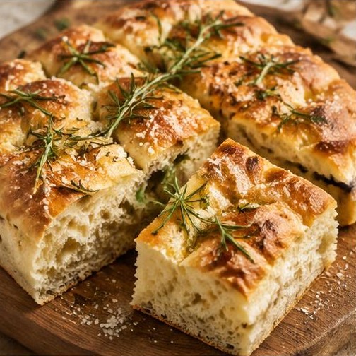 Illustrative Focaccia al Rosmarino