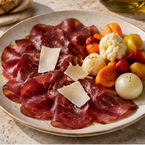 Illustrative Bresaola & Ubriaco