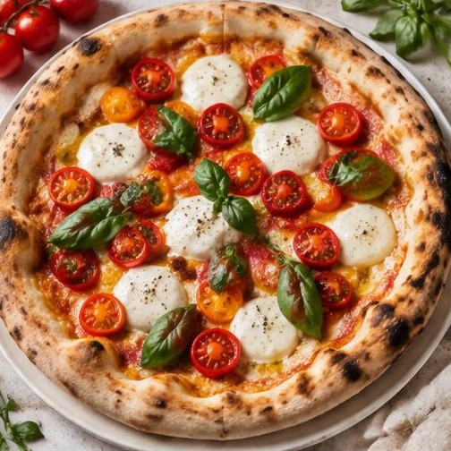 Illustrative The “Angelina” Pizza