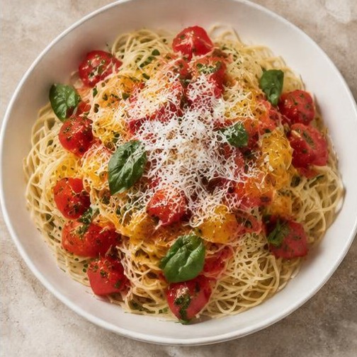 Illustrative Capellini alla Checca